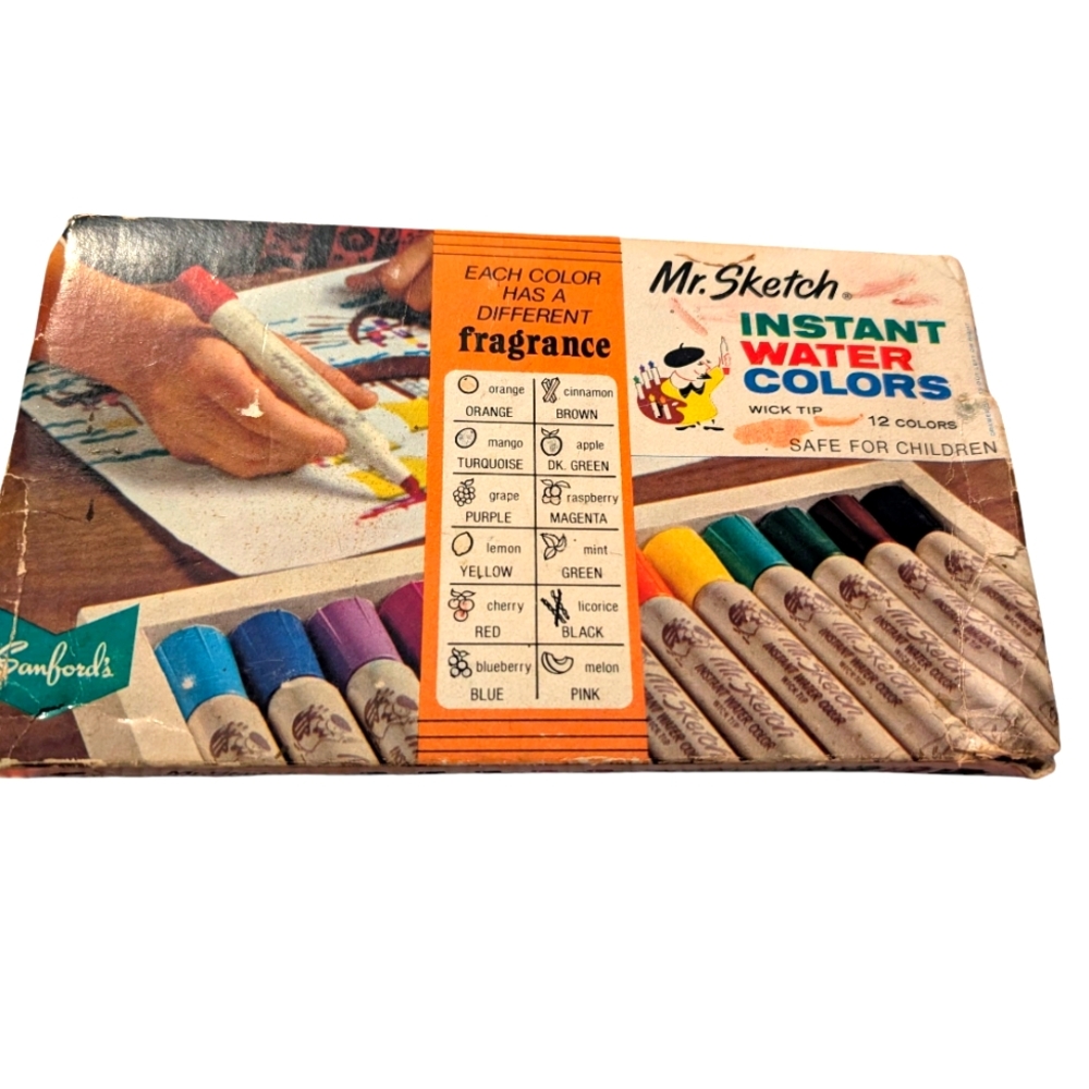 Vintage Mr Sketch, Instant‎ Water Colors, Markers